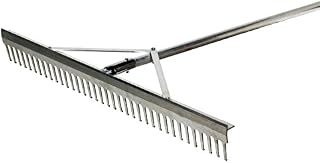 Trigon Sports Field/Aggregate Rake, 36-Inch