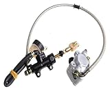 uad 1073 vs hardware Pastillas de freno cuádruples Pastillas de freno de motocicleta Conjunto de freno de disco trasero de motocicleta Cilindro de pinza Dirt Pit Bike