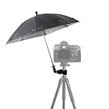Pince Réglable à 360 ° : Dotée de deux rotules pour un réglage flexible de l'angle, elle permet une orientation optimale du parapluie pour une protection optimale de votre appareil photo