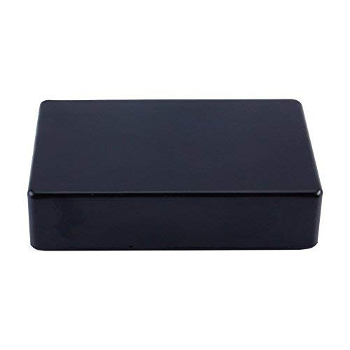 100x60x25mm Black Plastic Cover Project Electronic Enclosure Instrument Case DIY Power Junction Box, 5Pcs