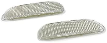 2PC Clear Front Bumper Side Marker Light Reflector For 1999-2003 BMW E46 3 Series 323ci 325ci 328ci 330ci / 2001-2006 E46 M3 & M3 Convertible