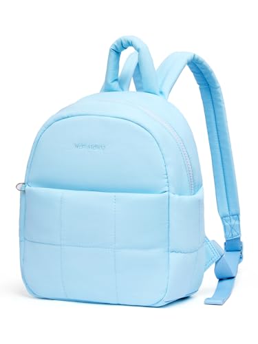 Image of WESTBRONCO Mini Backpack for Women Nylon Small Fashion Backpacks Purse Puffer Lightweight Backpacks for Travel, Shopping