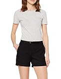 Vero Moda NOS Damen Shorts VMFLASH MR Chino NOOS, Schwarz (Black), W(Herstellergröße: L)