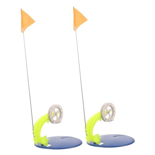 Kisangel 10pcs Portable Tip-up Fishing Flags Angling Accessories Sturdy Base Easy to Use for Removable Design for Outdoor Enthusiasts