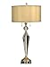 Dale Tiffany GT701218 Strada Crystal Table Lamp, 16" x 16" x 32.75", Antique Brass