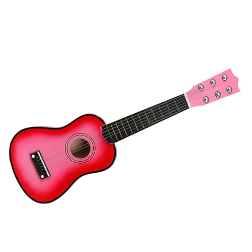 21 インチバスウッドウクレレミニ 6 弦木製小型アコースティックギター楽器音楽愛好家のための (Color : D)