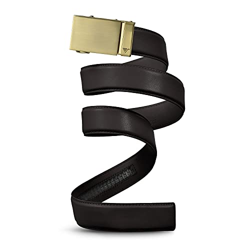 Image of Mission Belt Men's Leather Ratchet Belt, 40mm Metal Collection