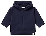 Sudadera de algodón elástico orgánico, carbón brushed, unisex, apertura con cremallera, capucha con inserto de orejas, muñecas y fondo recolocados con el mismo tejido, etiqueta con logotipo.
