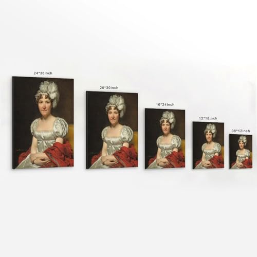 Affiches imprimées Jacques Louis David Madame David toile 20x30 - 7