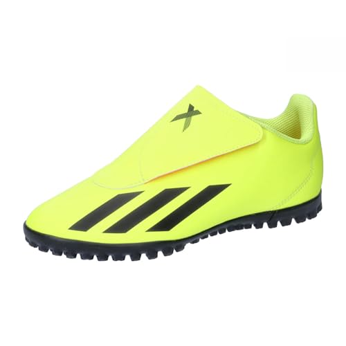 Chaussures de football adidas X Crazyfast Club TF pour enfants avec bandes scratch