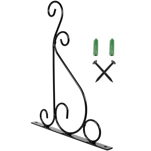 Housoutil Gancho para Colgar Plantas de Madera Pequeña Soporte de Pared para Macetas y Cestas Colgador Resistente para Decoración de Jardín y Faroles Adecuado para Interior y Exterior