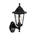 Produktbild Lindby Wandlampe aussen mit Bewegungsmelder, Aussenwandleuchte Laterne schwarz, spritzwassergeschützt IP44, 1x E27 max. 60W, ohne Leuchtmittel
