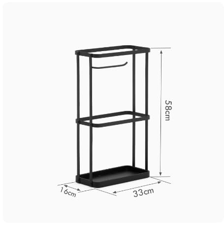 Support de parasol peu encombrant double couche en fer pour salle de réception