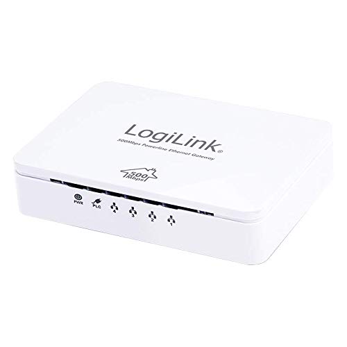 Preisvergleich Produktbild LogiLink NS0065 Powerline Gateway, 4-Ethernet Port, 500Mbps