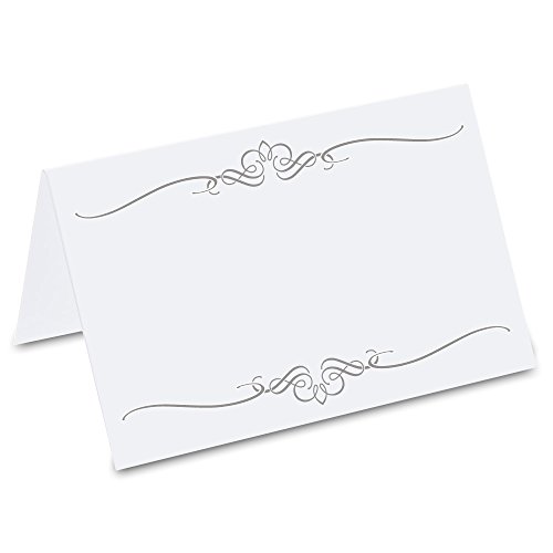 PRICARO Segnaposto ornamento, argento, 50 pezzi