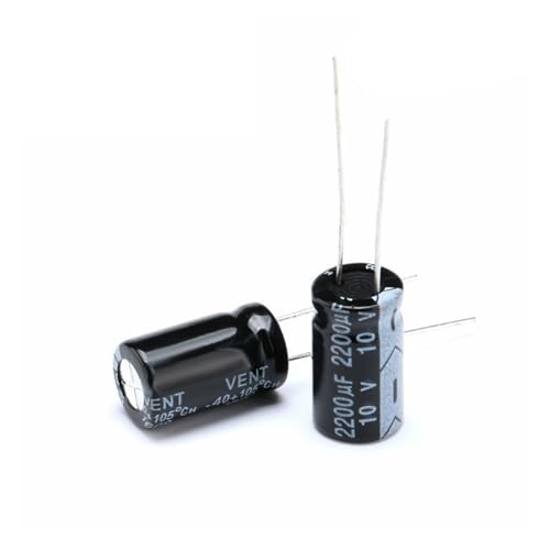 Condensateur électrolytique 10V 2200uF haute fréquence pour réparation électronique | Lot de 10