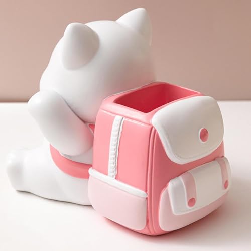 Pot à crayons pour chat et rangement multifonctionnel de pinceaux