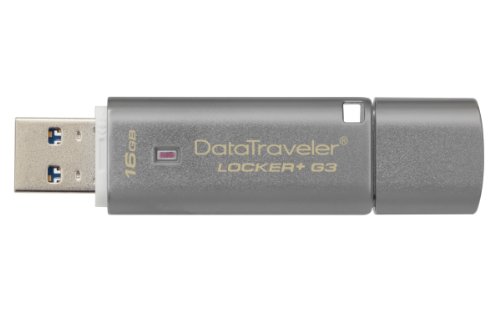 Kingston Digital 16Gb Data Traveler Locker + G3, Usb 3.0 With Personal Data Security And Automatic Cloud Backup (Dtlpg3/16Gb) #TOP2