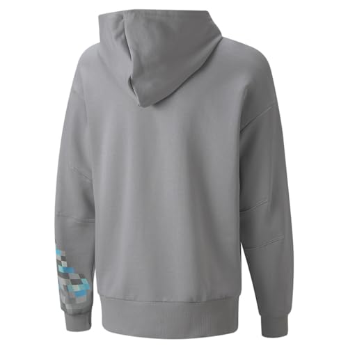 PUMA Kids Boys Minecraft X Hoodie Casual Outerwear Breathable - Grey4