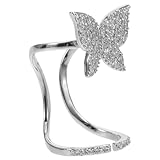 Accent unique : L’association de l’anneau de doigt et charms crée un ornement original qui met en valeur vos ongles, attirant naturellement l’attention lors d’événements ou vie quotidienne