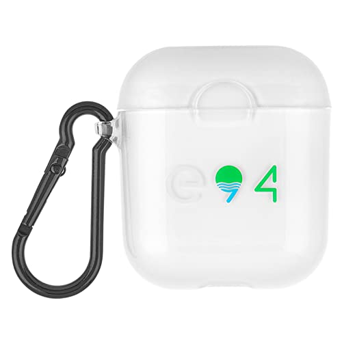 �yCase-Mate�z AirPods �P�[�X �\�t�g TPU �J�o�[ [���C�����X�[�d�Ή��E�֗��ȃ����O�N���b�v�t] Apple AirPods Case ECO94 / Silver Circular Ring CM042772