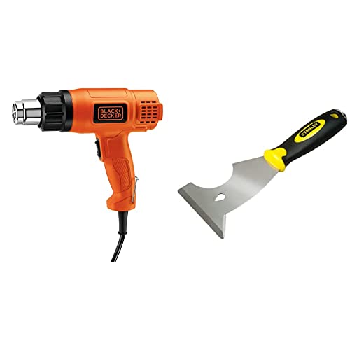 BLACK+DECKER KX1650-QS Pistola Termica/Sverniciatore, 1750 W & STANLEY - 0-28-206
