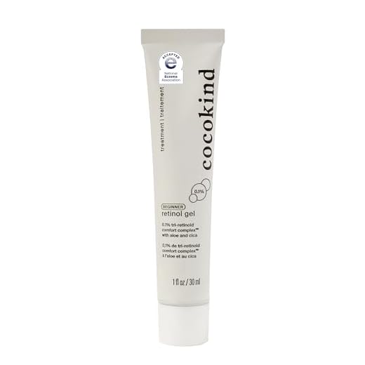 Cocokind Beginner Retinol Gel 0.1%, Improve the Appearance of Fine Lines and Uneven Texture without Irritation, Aloe and Cica to Prevent Dryness, 1 fl oz