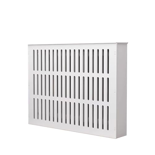 Housses de radiateur à persiennes verticales 70x70 cache-radiateur lavable pour salon