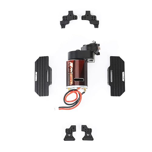 Plaque antidérapante SCX24 RCAWD et moteur 370 pour stopper la casse sur Axial