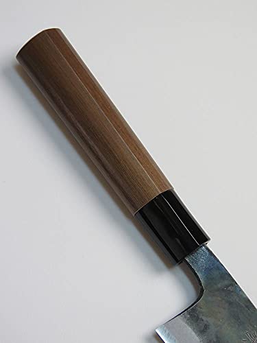 "Kiyokane" Santoku Hocho (All-Purpose Kitchen Knife) 165Mm, Aogami No1 Steel, Kurouchi Double Bevel Japan #TOP6