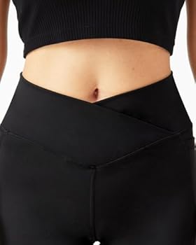 Zylioo Lange legging, yogabroek voor dames, lang, extra lang, ondoorzichtig, bootcut leggings, tall/extra tall, fitnessbroek, bootleg jazzpants, M Tall