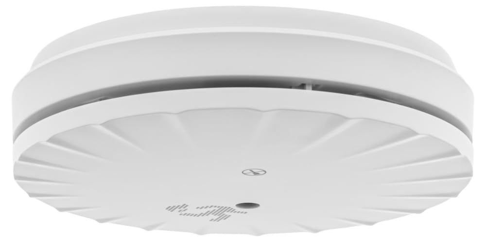 Evacuate - Détecteur De Fumée NF Slim avec Support Multi 10 Ans Garantie