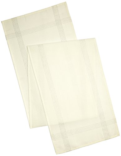 eurof irany 72858 Cho/Silver/3, Polyester, Blanc, 40 cm Cover