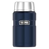 Thermos STAINLESS KING Thermobehälter für Essen blau 0,70l - Edelstahl, absolut dicht, hält Speisen 14h heiß & 24h kalt, BPA-frei