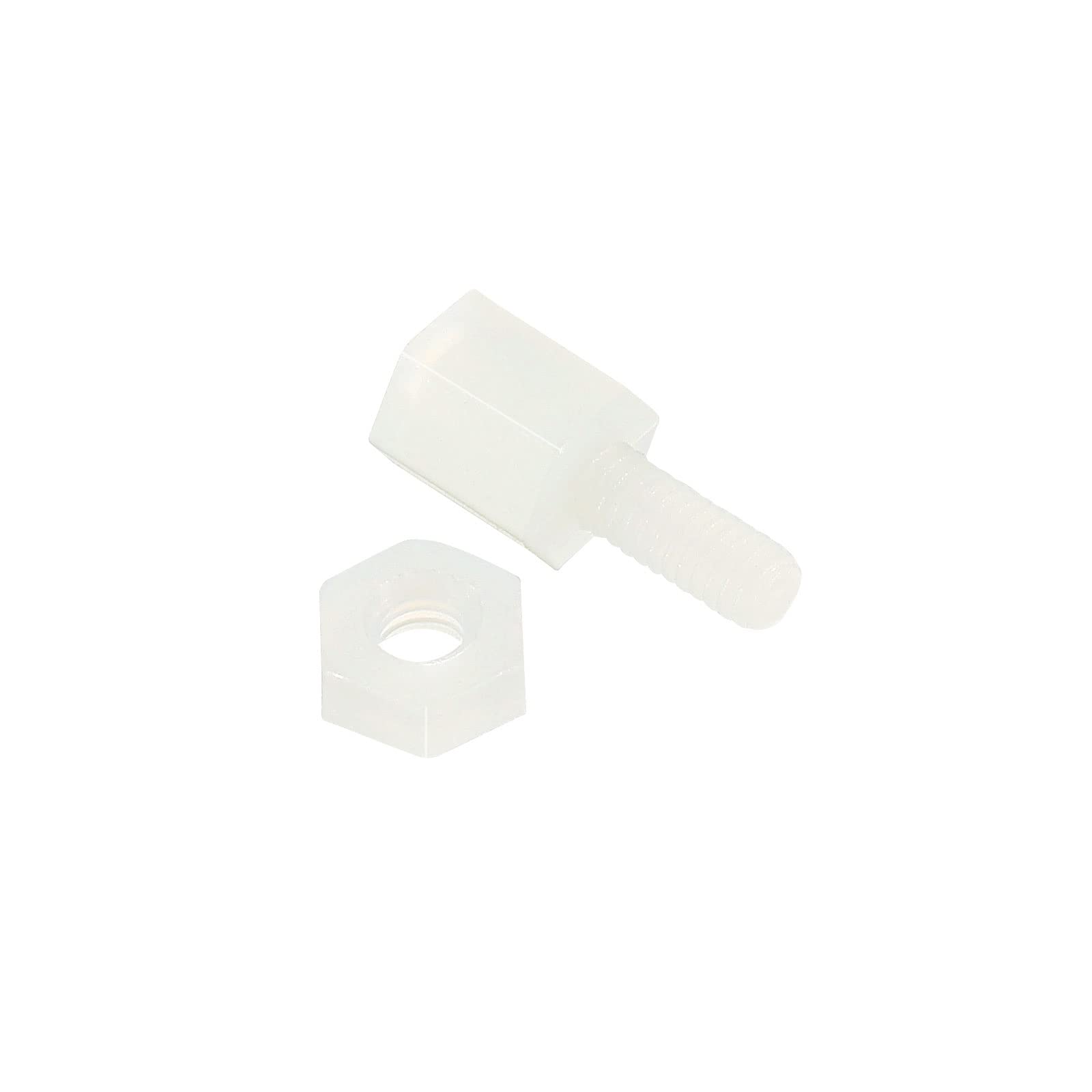 PATIKIL M2.5 Standoff Screws 40 Pack Nylon Hex PCB Standoffs Nuts for Motherboards Computer Cases, Circuit Boards