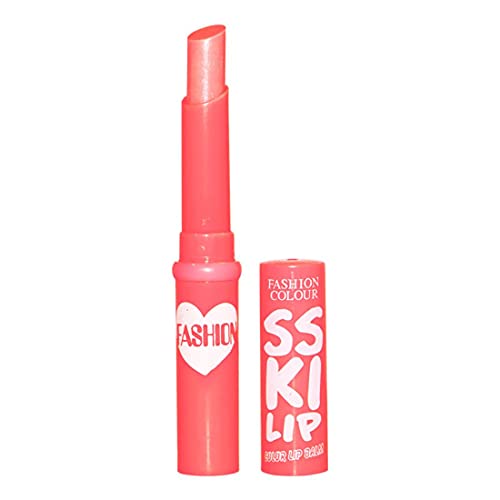 Image of FASHION COLOUR Kiss Lip Balm For All Skin Types | For Dark, Dry & Pigmented Lip | Moisturising, Non-Sticky, Shiny & Soft Lip | Tinted Balm (08 Girls Talk)