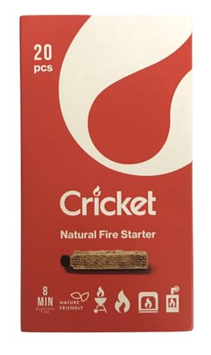 Generic Cricket Natural Fire Starter Matches 20 Pieces - Made