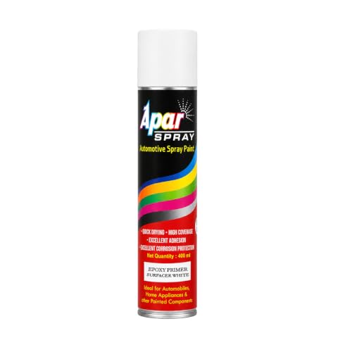 Image of Spray Paint Epoxy Primer Surfacer White-400ml | High Build Primer | Excellent Adhesion & Surface Levelling