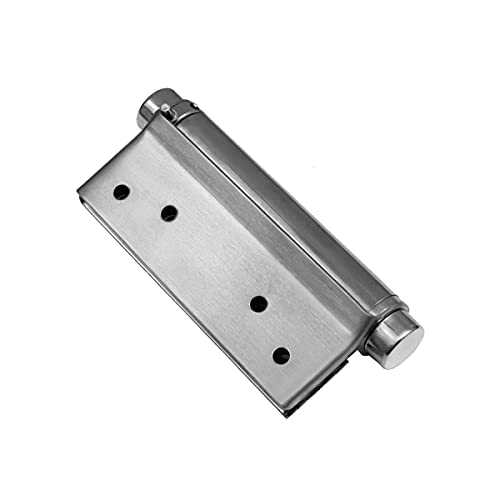 2x EDELSTAHL Pendeltürband Pendeltürscharnier Türband Scharnier Single Doppel Ausführung Single, Bandhöhe 150mm Cover