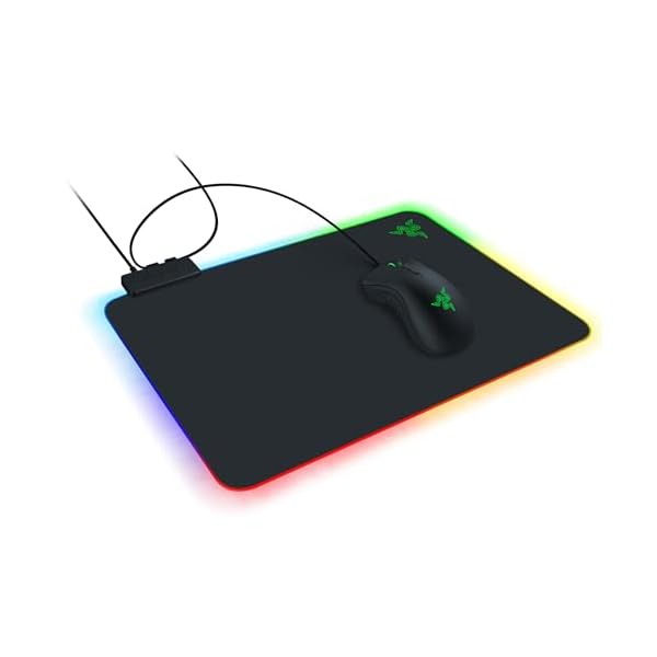 Razer Firefly V2 - Gaming Mouse Pad (Gaming Mouse Mat, Micro-Textured Surface, Cable Holder, RGB Chroma Lighting) Black - Image 11