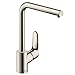 Produktbild hansgrohe Focus Küchenarmatur (Wasserhahn Küche ohne Schlauchbox, 360° schwenkbar, hoher Auslauf 280mm) Edelstahl Finish