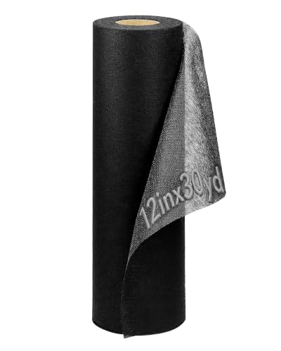 FIVEIZERO Medium Weight Non-Woven Fusible Interfacing for Sewing-12in×30yd