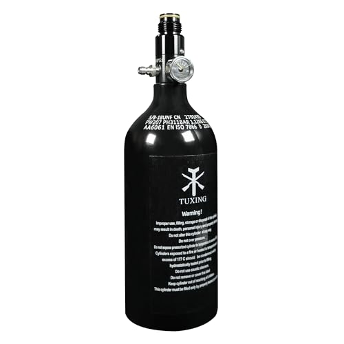 TUXING 48Ci/3000Psi/0.75L Aluminum Compressed PCP Air Tank
