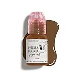 Perma Blend Taupe Tattoo Ink - Cool Light Brown Pigment for Eyebrow Tattooing - High Density Color, Made in The USA - Vegan-Friendly Tattoo Supplies & Equipment (0.5 oz)