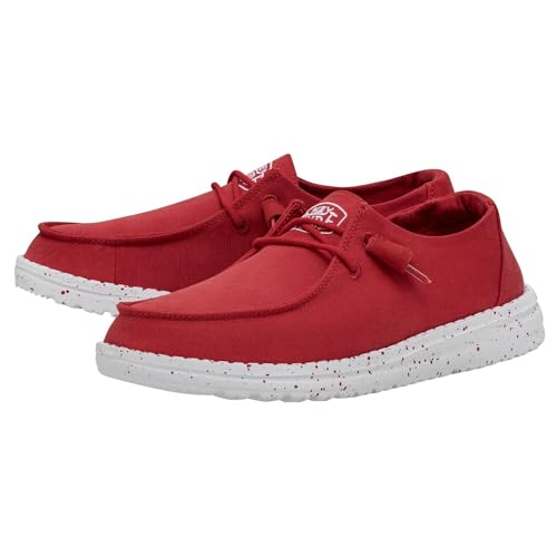 Hey Dude Wally Youth Slub Canvas - Red