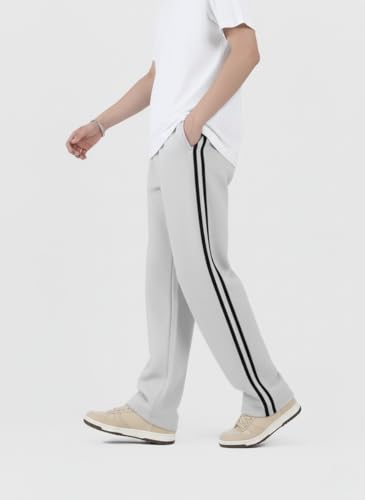 Image of dockstreet Men's /Unisex || Open Bottom || Stretchable || Drawstring Bottom Drawstring Pure Cotton Stretchable Baggy Jogger Pants