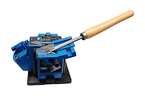 Güde Universal-Schärfstation GUS 650 (65 W, 6700 1/min, diamantbesetzter Schleifstein, Präzisions-Bohrerschleifvorrichtung, Schärfen von Messern, Bohrern, Scheren, Rasenmähermessern und vielem mehr)