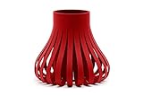  Hey Sign Vase en verre Enya avec embout en feutre - Couleur : 11 - Rouge