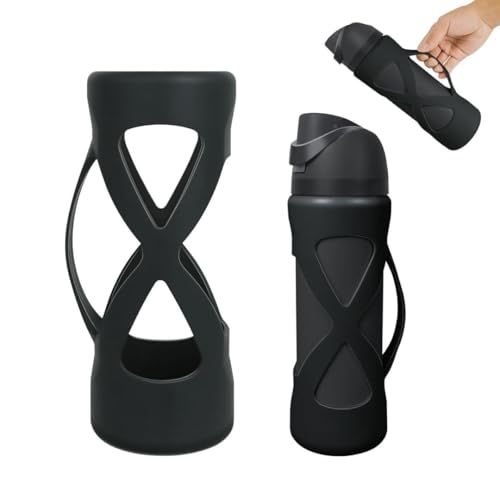 Silicone Boot with Handle Compatible with Owala 24 oz, Full Protective Anti Scratch & Reduce Dent Sleeve Cover, All-Round Wrap Protector Compatible with FreeSip Water Bottles