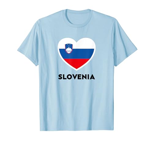 Slovenia Flag Eslovenia Corazon Camiseta